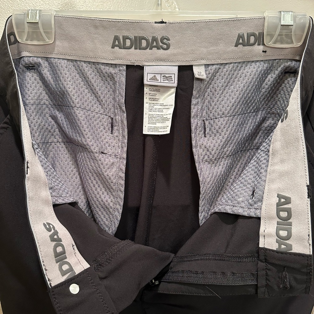 Adidas Golf Pants Performance Mens 32x29 Black Ultimate 365 Stretch - Picture 2 of 6